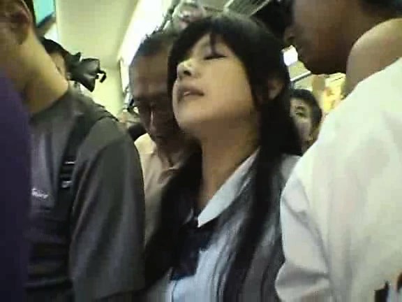 Asian Abused In Train - Innocent Schoolgirl Gangbanged In A Train at DrTuber